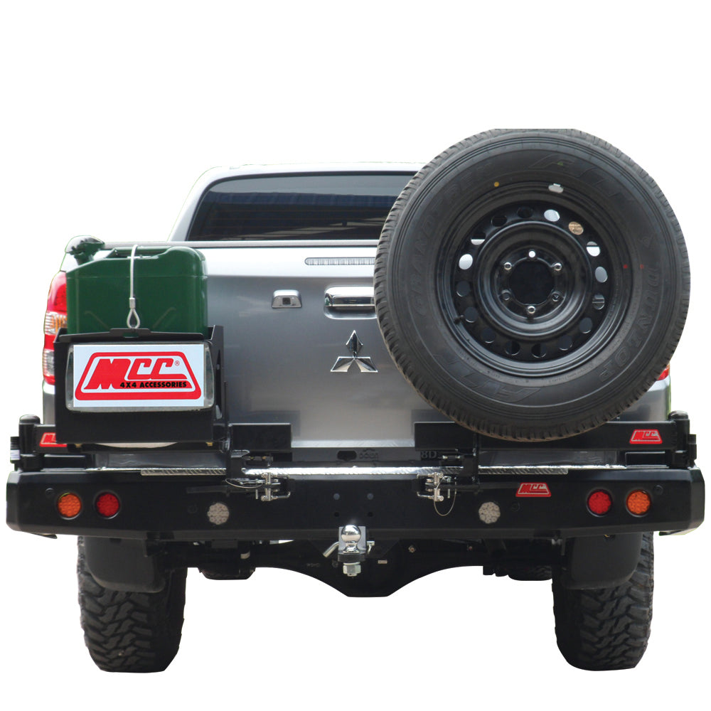 Wheel Carrier 022-02 Rear Bar with 1 Wheel Carrier and 1 Jerry Can Holder