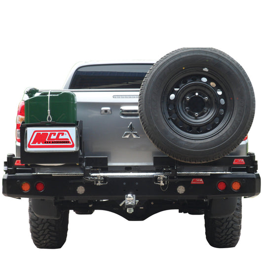 Wheel Carrier 022-02 Rear Bar with 1 Wheel Carrier and 1 Jerry Can Holder