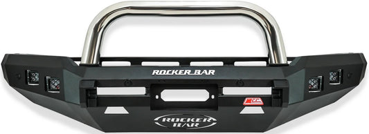 Rocker 078-01SQ Single Chrome Loop Winch Bar