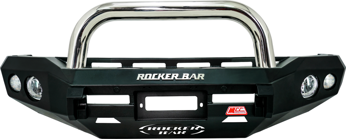 Rocker 078-01 Single Chrome Loop Winch Bar